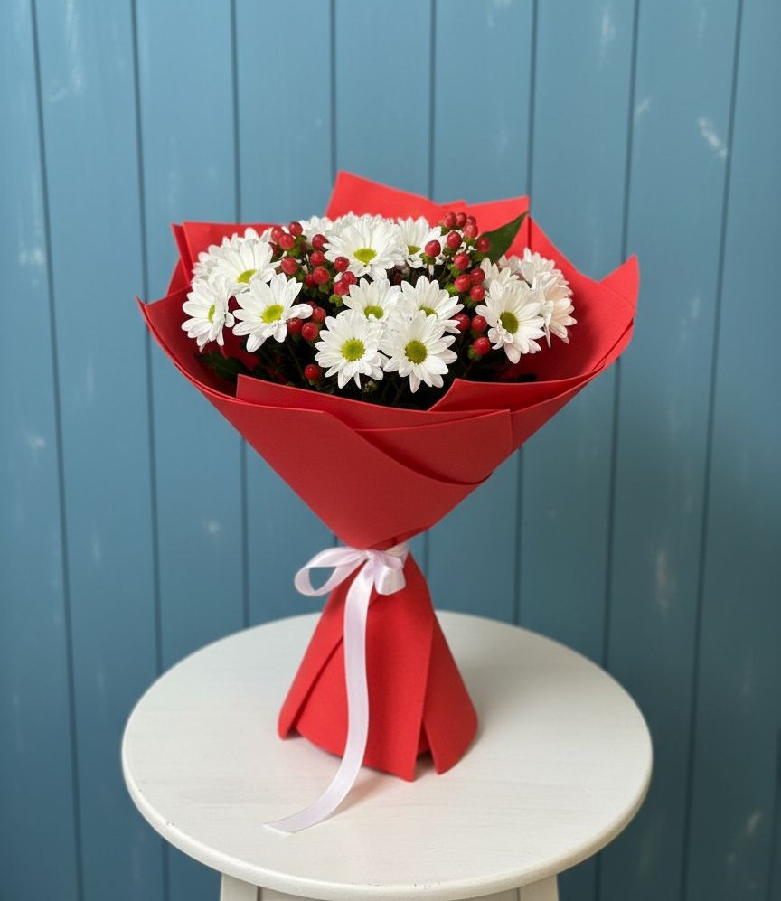 Букет цветов из: Хризантемы в Епифань