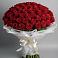 Букет 101 Красная роза Блэк Мэджик в Епифань