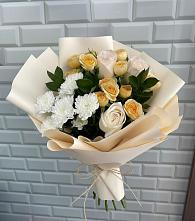 Букет цветов из:  Розы и Хризантемы в Епифань