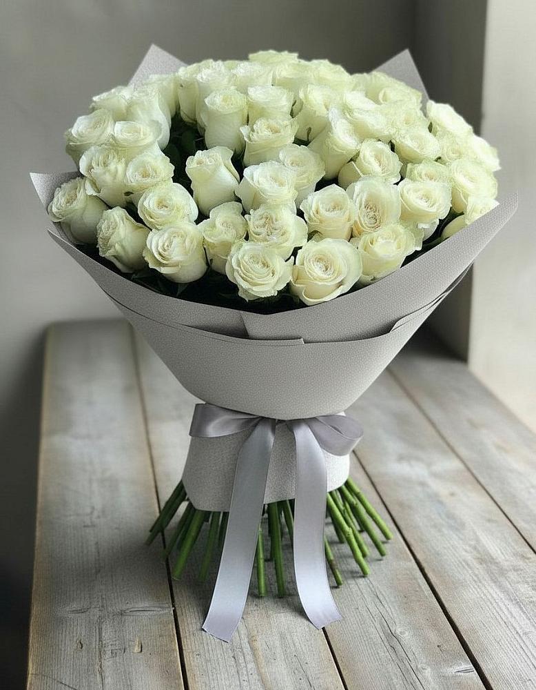 Букет 35 Белых роз в Епифань