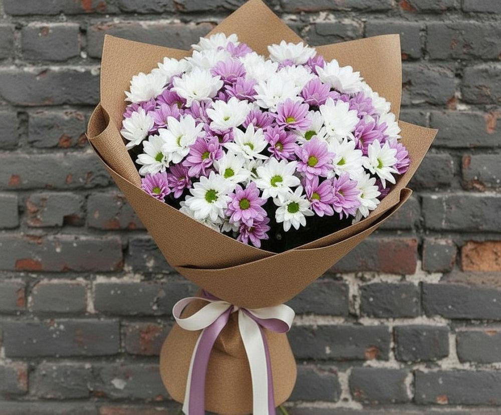Букет цветов из: Хризантемы в Епифань