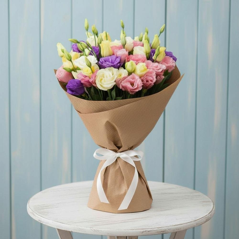 Букет цветов из: Лизиантусы в Епифань