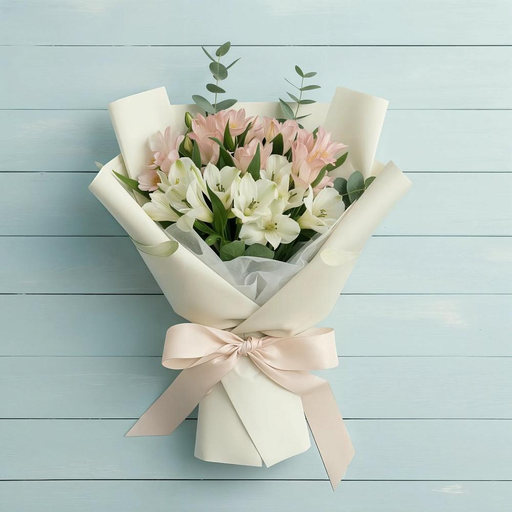 Букет цветов из: Альстромерии в Епифань