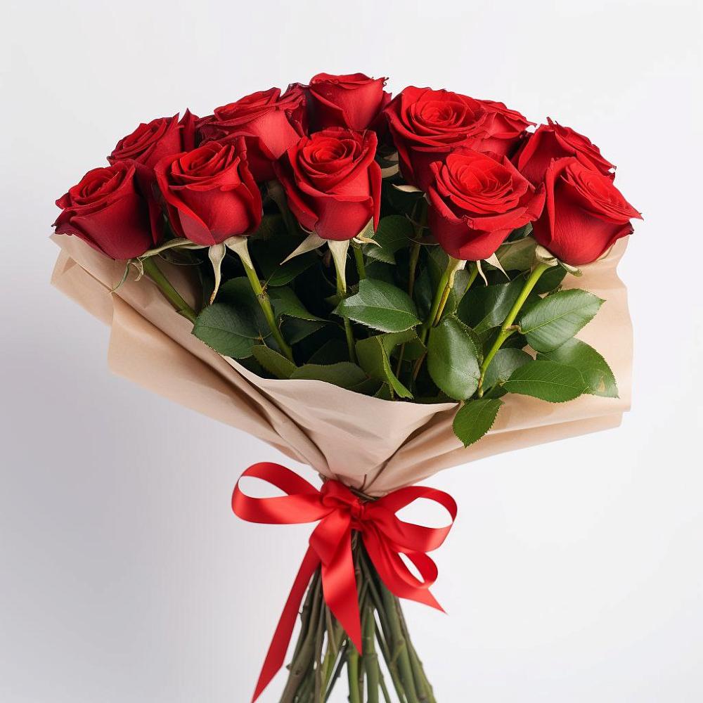 Букет 11 Красных роз Эдлесс Лав в Епифань