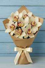 Букет цветов из:  Орхидеи и Розы в Епифань